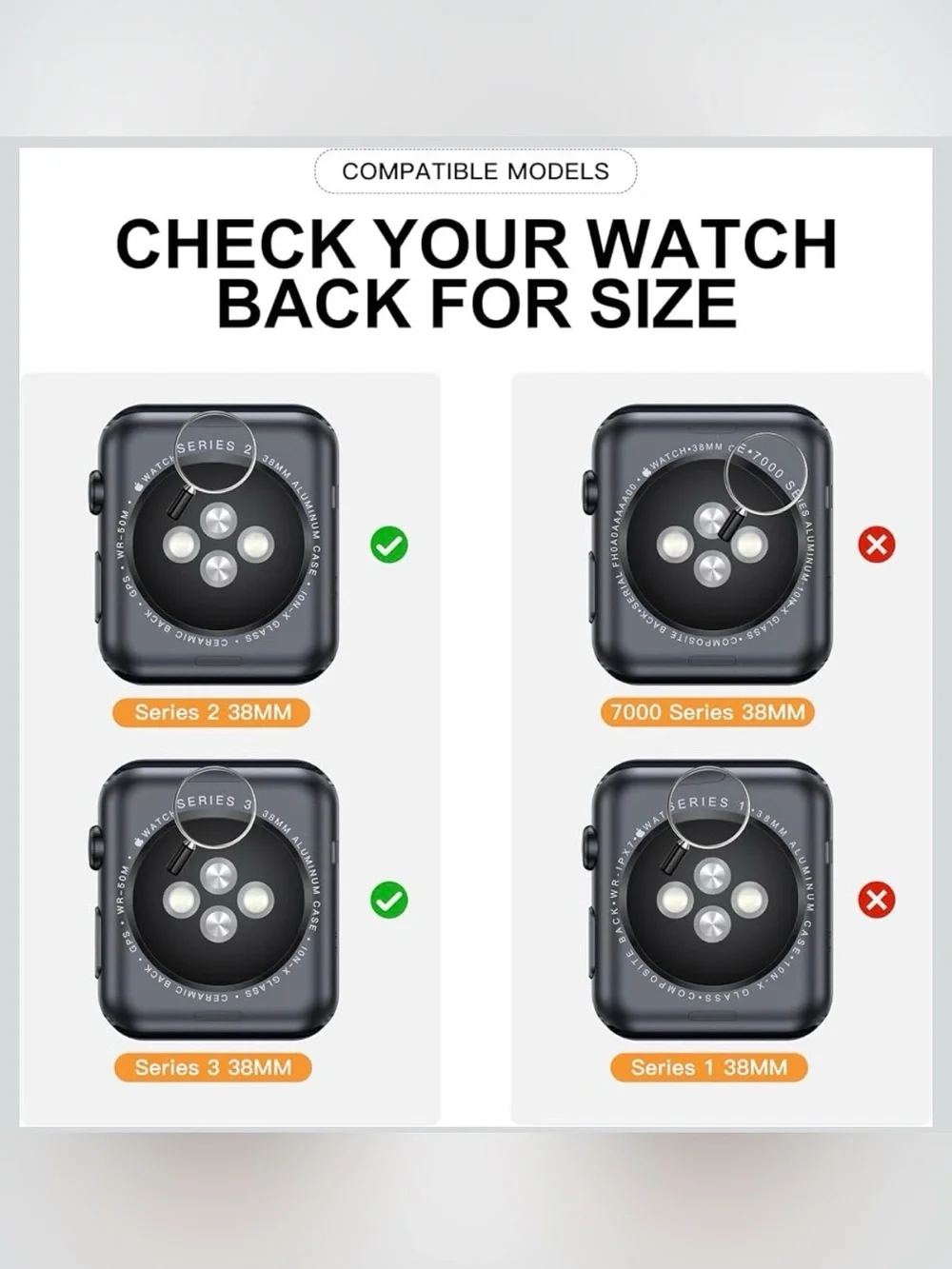 Clear protective Case for Apple Watch 2pack-series 2/3